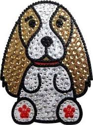 King Charles Spaniel Rhinestone Sticker